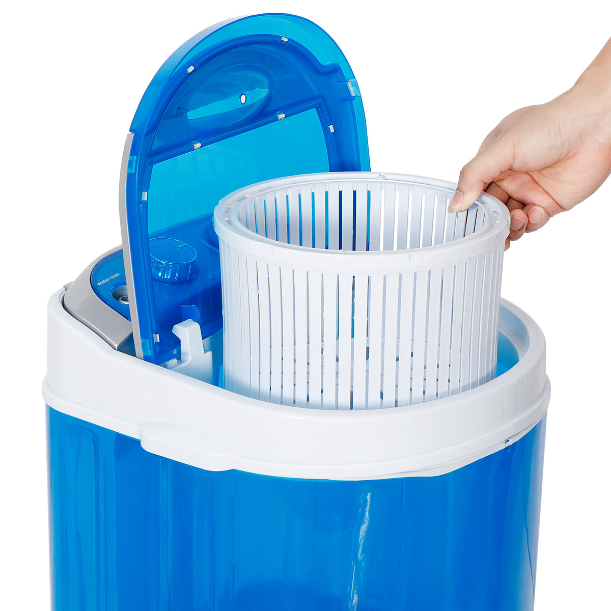 Zeny Mini Portable Single Bucket Wash Machine - 9 lbs